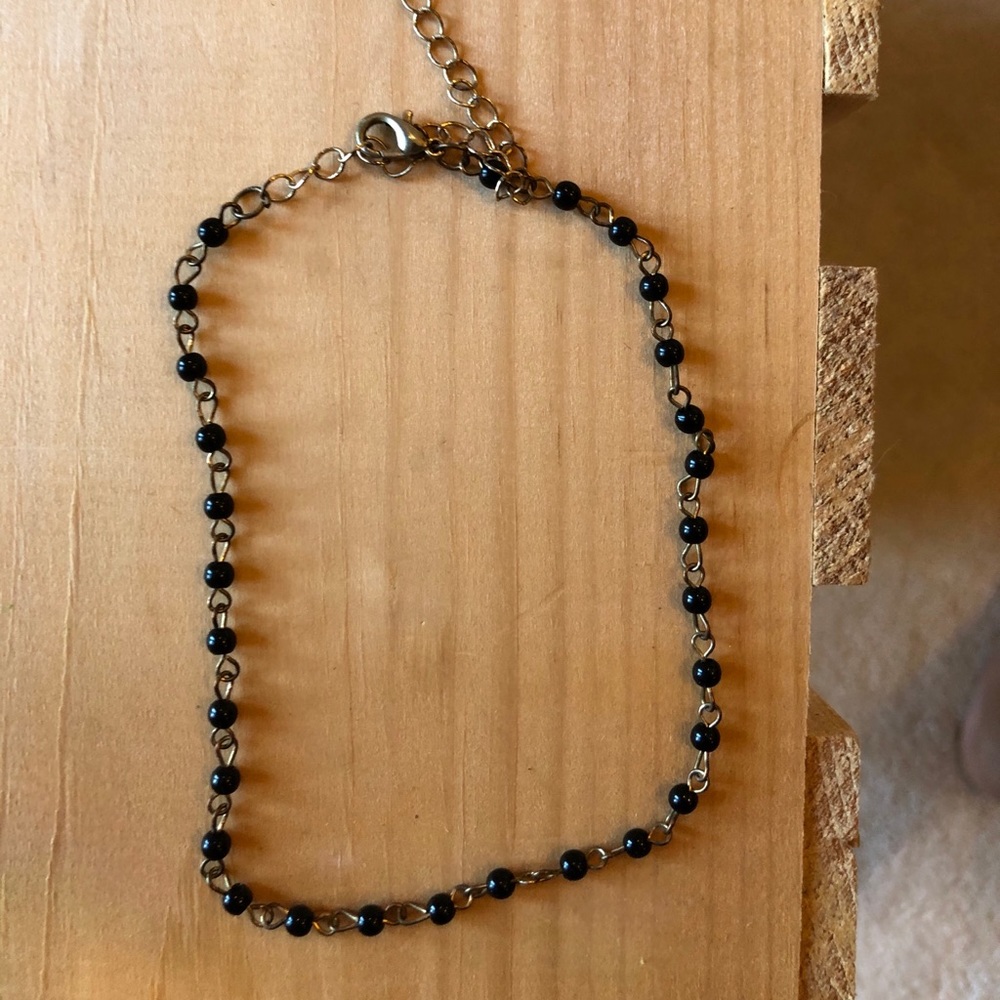 black and gold choker